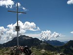 Cima Giovanni Paolo II (2320 m.) tra Passo dei Laghi Gemelli e Passo di Mezzeno (9 agosto 08) - FOTOGALLERY